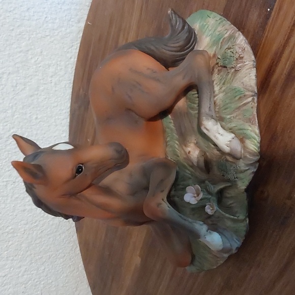 Home Co Masterpiece Porcelain Horse / Foal Vintage - Picture 1 of 4